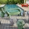 Banksofa Slide Design für Innen und Außen Ethno-Stil Haus Einrichtung Big Kroko 