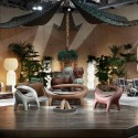 Bank Sofa Innen- und Außenbereich Design Ethnisch Lounge Haus Big Kroko