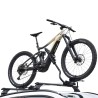 Universeller Fahrradträger aus Stahl mit Diebstahlsicherung für Autodachträger Pesio Sales