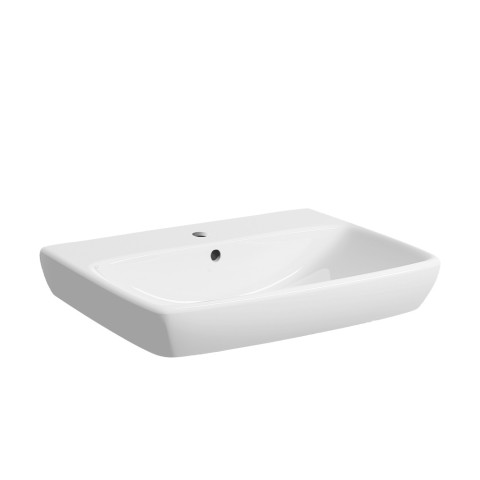 Wandhängendes Waschbecken 55 cm Keramik Bad Geberit Selnova Sanitär Aktion