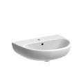 Hängendes Waschbecken 65 cm Badezimmerkeramik mit 1 und 3 Löchern Geberit Selnova Aktion