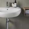 Hängendes Waschbecken 65 cm Badezimmerkeramik mit 1 und 3 Löchern Geberit Selnova Verkauf