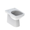 Stand-WC mit vertikalem und horizontalem Abgang Rimfree Sanitärkeramik Geberit Selnova Aktion
