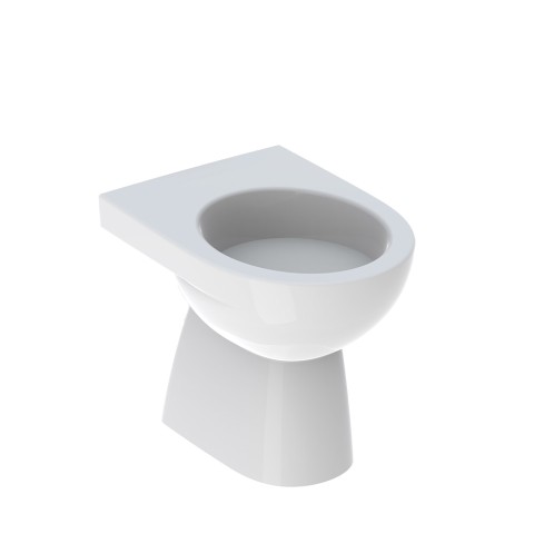 Wandstehende WC-Schüssel mit vertikalem Abgang, Geberit Selnova Sanitärkeramik Aktion