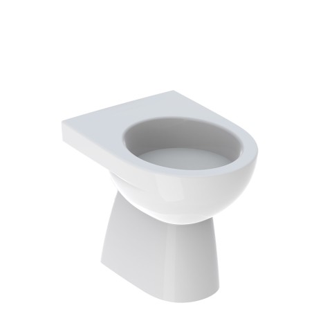 Wasser WC bodenstehende Toilette vertikale Spülung Geberit Selnova Sanitärkeramik Aktion