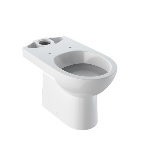 WC Sitz Bodenstehend Toilette Außenspülkasten Waagerechter Ablauf Geberit Selnova