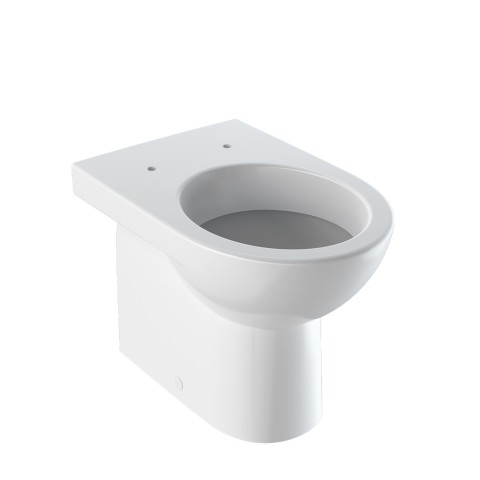 WC-Standtoilette wandnah mit horizontalem und vertikalem Abgang Geberit Selnova Sanitärkeramik Aktion