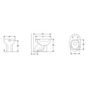 Geberit Colibrì bodenstehendes WC-Becken mit vertikaler Spülung Sanitärkeramik Angebot