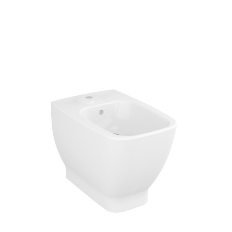 Bodenstehendes wandnahes Bidet aus Keramik, modernes Badezimmer-Sanitär Shift VitrA Aktion