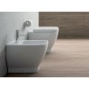 Bodenstehendes wandnahes Bidet aus Keramik, modernes Badezimmer-Sanitär Shift VitrA Verkauf