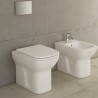 Stand-WC in Keramik wandbündig Abgang Wand S20 VitrA Verkauf