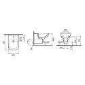 Hängendes Bidet Keramik mit Einlocharmatur, S20 VitrA Sanitärkeramik Angebot