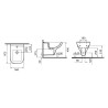 Hängendes Bidet Keramik mit Einlocharmatur, S20 VitrA Sanitärkeramik Angebot