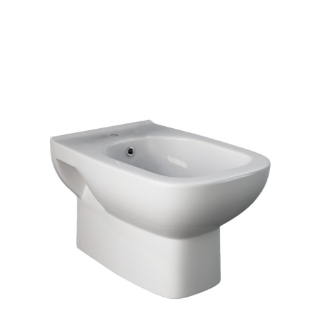 Hänge-Bidet aus Keramik, Einlocharmaturen, Badezimmer-Sanitär River Aktion