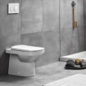Stand-WC mit vertikalem und horizontalem Abgang Rimfree Sanitärkeramik Geberit Selnova Angebot