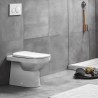 Stand-WC mit vertikalem und horizontalem Abgang Rimfree Sanitärkeramik Geberit Selnova Angebot