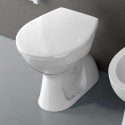 Weißer WC-Sitz Toilettendeckel Normus VitrA Badezimmer Sanitärkeramik Rabatte