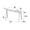 Fornacella Canalina Grill für Arrosticini - Holzkohle Torino 80+40 Sales