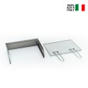 Set Grill-Abtrennung für Spießbräter Fornacella Barbecue Torino Grill Sales