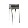 Tragbarer Holzkohlegrill aus Eisen mit Grillrost 40x30 Vesuvio Angebot