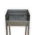 Tragbarer Holzkohlegrill aus Eisen mit Grillrost 40x30 Vesuvio Sales