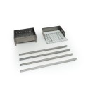 Tragbarer Holzkohlegrill aus Eisen mit Grillrost 40x30 Vesuvio Katalog