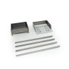 Tragbarer Holzkohlegrill aus Eisen mit Grillrost 40x30 Vesuvio Katalog