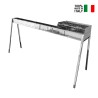 Fornacella Canalina Grill für Arrosticini Spieße mit Kohle und Paratia-Kit Milano 100+40 Plus Verkauf