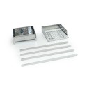 Tragbarer Holzkohlegrill aus Eisen mit Grillrost 40x30 Stromboli Rabatte