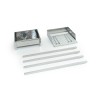 Tragbarer Holzkohlegrill aus Eisen mit Grillrost 40x30 Stromboli Rabatte