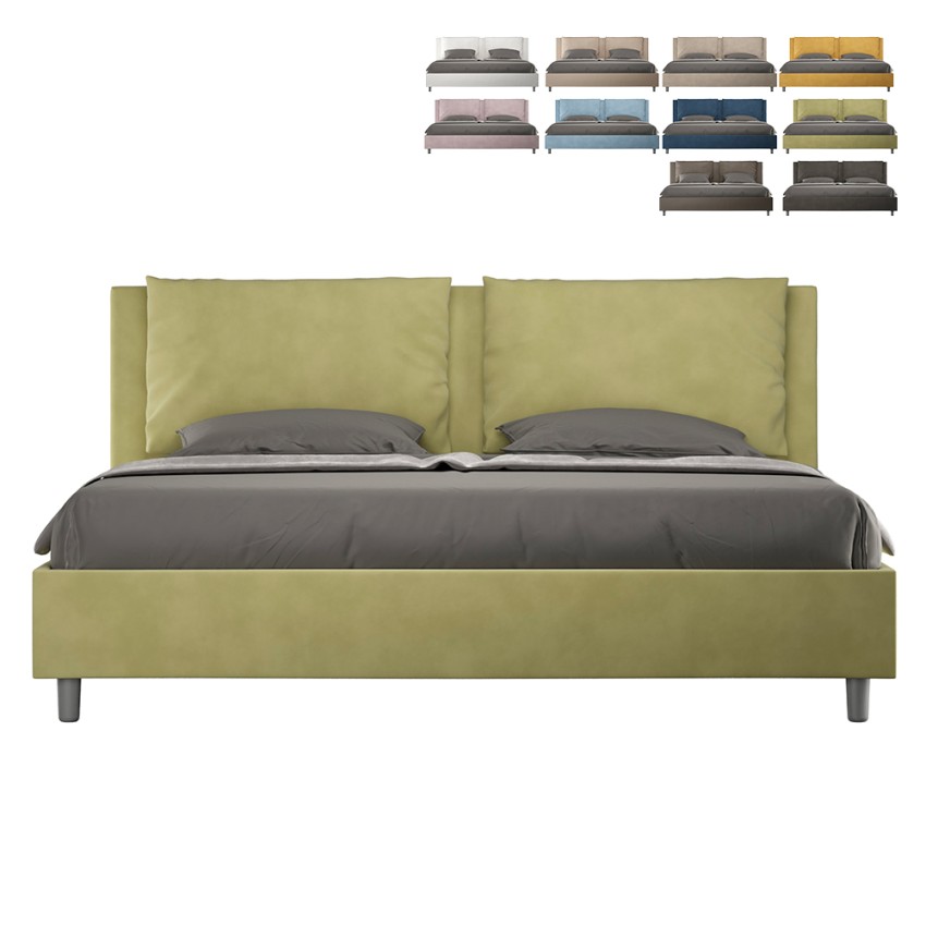 Doppelbett mit Aufbewahrungsrahmen Modernes Design Antea 200x210 Modell Doppelbett mit Aufbewahrungsrahmen Modernes Design Antea 200x210 Modell