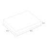 Doppelbettmatratze 200x200 24cm Anatomisch Memory Foam Abnehmbar Sales