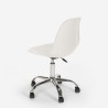 Höhenverstellbarer Drehstuhl Bürostuhl Büro Rollen Design Wooden Roll Light Angebot
