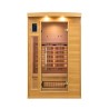 Finnische Heimsauna aus Holz für 2 Personen mit Infrarot-Quarz Apollon 2 Angebot