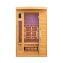 Finnische Heimsauna aus Holz für 2 Personen mit Infrarot-Quarz Apollon 2 Sales