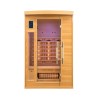 Finnische Heimsauna aus Holz für 2 Personen mit Infrarot-Quarz Apollon 2 Sales