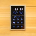 Finnische Heimsauna aus Holz für 2 Personen mit Infrarot-Quarz Apollon 2 Auswahl