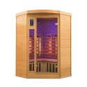 Ecksauna aus Holz für Zuhause 2/3 Personen Infrarot Apollon 2C Angebot