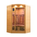 Ecksauna aus Holz für Zuhause 2/3 Personen Infrarot Apollon 2C Aktion