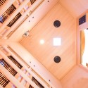 Ecksauna aus Holz für Zuhause 2/3 Personen Infrarot Apollon 2C Sales