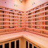 Ecksauna aus Holz für Zuhause 2/3 Personen Infrarot Apollon 2C Preis