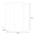 Ecksauna aus Holz für Zuhause 2/3 Personen Infrarot Apollon 2C Kauf