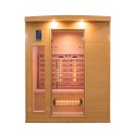 Infrarot-Heimsauna aus Holz, finnische 3-Personen-Quarz Apollon 3 Angebot