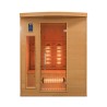 Infrarot-Heimsauna aus Holz, finnische 3-Personen-Quarz Apollon 3 Sales