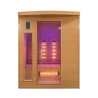 Infrarot-Heimsauna aus Holz, finnische 3-Personen-Quarz Apollon 3 Rabatte