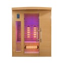 Infrarot-Heimsauna aus Holz, finnische 3-Personen-Quarz Apollon 3 Katalog