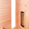 Infrarot-Heimsauna aus Holz, finnische 3-Personen-Quarz Apollon 3 Lagerbestand