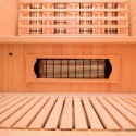 Infrarot-Heimsauna aus Holz, finnische 3-Personen-Quarz Apollon 3 