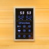 Infrarot-Heimsauna aus Holz, finnische 3-Personen-Quarz Apollon 3 Modell