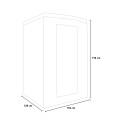 Infrarot-Heimsauna aus Holz, finnische 3-Personen-Quarz Apollon 3 